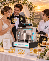 Imprimante à sucre commerciale, machine à fabriquer des bonbons 3D pour les fêtes, les mariages et les pâtisseries