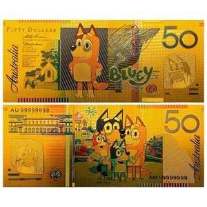 5 Tipi di Banconote Anime Blu <span class=keywords><strong>Y</strong></span> Placcate in Oro 24K per Regali - Product Image 6
