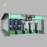 Machine de jeu d'arcade interactive commerciale de tir au pistolet avec cible de tir à l'arc laser infrarouge
