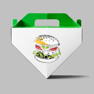 Contenedor portátil <span class=keywords><strong>para</strong></span> comida <span class=keywords><strong>para</strong></span> llevar de nuevo diseño, pollo frito, hamburguesa, sándwich, embalaje Empaques <span class=keywords><strong>Para</strong></span> Hamburguesas - Product Image 1