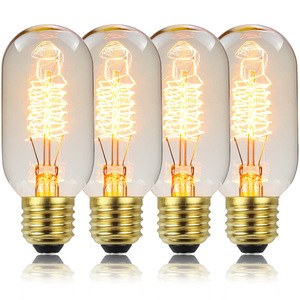 Ampoule à incandescence Edison E27/E26 Vintage doré luminaire créatif pour salle de restaurant <span class=keywords><strong>abat</strong></span>-<span class=keywords><strong>jour</strong></span> à filament Vintage créatif - Product Image 1