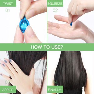 Lakerain Vitamina per Capelli Cura 7 Giorni Riparazione e Nutrimento 60 Capsule Morbide Rosse Gialle Blu Scuro Verde Rosa Ciano - Product Image 4