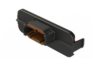 Amphenol ATM13-12PD-GR01 Original, Conector de 12 Vías y 90 Grados °   Conector de Montaje en PCB de Ángulo Recto, Contactos Dorados Serie D-Key ATM # 20 Contactos