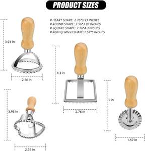 1 Pièce Outil de Cuisine Ménager Presse à Main en Alliage d'Aluminium pour Pâte Pâtes Boulette Peau Ravioli Cutter - Product Image 2