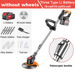 長持ちするバッテリー、軽量設計、調整可能な刈り込みヘッドを備えたコードレス手持ち芝刈り機 - Product Image 5