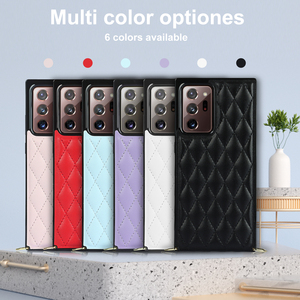 Collana di modo della cassa del telefono con la cordicella per <span class=keywords><strong>samsung</strong></span> s20 <span class=keywords><strong>s21</strong></span> cavo della cinghia della catena della copertura del cuoio per <span class=keywords><strong>samsung</strong></span> note 20 ultra - Product Image 3