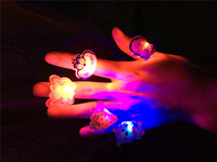 Fête vacances fournitures anneaux lumineux créatifs enfants noël lumière LED jouets Flash LED dessin animé fête anneau décorations cadeau