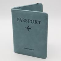 Étui de Passeport RFID en Cuir, Vente Directe Usine, Housse de Passeport en PU, Sacs à Documents avec Bande Élastique, Protection pour Voyage