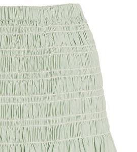 Falda maxi de popelina que combina con todo, de cintura alta, color verde, a la moda - Product Image 4