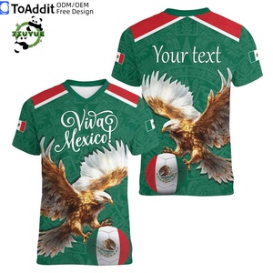 เสื้อฟุตบอลทีมชาติเม็กซิโก ปี 2026 สีเขียวแดง ชุดเหย้า ชุดเยือน ลาย Siempre Con El Tri เสื้อฟุตบอลไทย คอวี ผ้าตาข่าย - Product Image 3