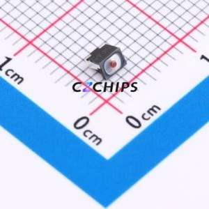 GT-TC035C-H0195-L3 Tactile Switch SMD Switch Single Pole Single Throw Round Button 1N Horizontal Mount - Product Image 1