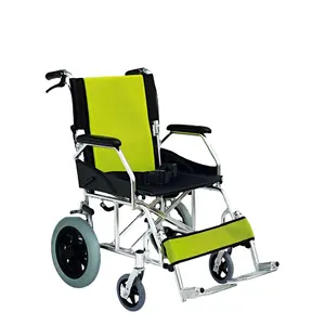 Sedia a rotelle in alluminio disabilita sedia a rotelle pieghevole più economica per esterni sedia a rotelle in alluminio manuale staccabile pieghevole leggera