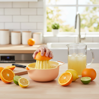 Extracteur de jus de fruits et légumes en plastique, compatible lave-vaisselle, qualité alimentaire, pour fruits, smoothies, jus d'agrumes, idéal pour l'été