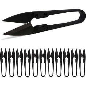 <b>Black</b> Industrial <b>Mini</b> Garment Tailor Scissors Stainless Steel Cutter for Embroidery and Bonsai Pruning - Product Image 1