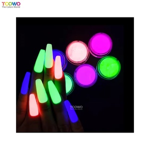 Hohe Helligkeit <span class=keywords><strong>Strontium</strong></span> aluminat Glow-in-Dark Glitter Night Glowing Lumineszenz pigment für Nail Art und Body Face Makeup - Product Image 1