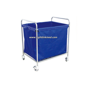 Ziekenhuis Roestvrijstalen Wasgoed Verzamelen Trolley Dressing Dispenser Medicijnkar Met Vergrendelingswielen - Product Image 4