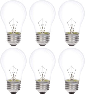 Dimmgs A15 स्पष्ट 25W 120v 2700k गर्म सफेद प्रकाश के लिए स्ट्रिंग प्रकाश, INC-A बल्ब - Product Image 2
