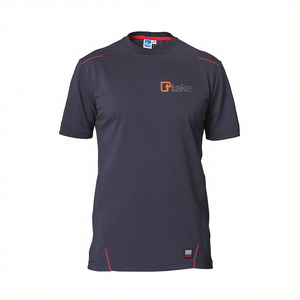 Ttake T-shirt à manches courtes bleu XS Performance Fit pour vêtements de travail - Product Image 2
