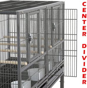 <span class=keywords><strong>Cage</strong></span> à oiseaux de luxe en métal massif monocouche à six compartiments perroquet élevage <span class=keywords><strong>Cage</strong></span> de vol bouton fer transporteur en gros pour animaux de compagnie boîte - Product Image 3