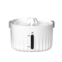 Distributeur de nourriture intelligent pour animaux de compagnie 2L avec distributeur d'eau intégré, plastique de qualité alimentaire, facile à nettoyer, utilisation en intérieur, certifié FCC/CE/RoHS pour chats et chiens