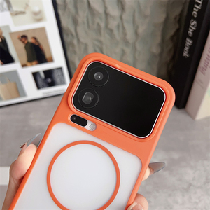 Original Color Frame Armor <b>PC</b> Matte Case For Xiaomi 17 Pro Max 15 14 Pro Shockproof Translucent Magnetic <b>Wireless</b> Charge Cover - Product Image 4