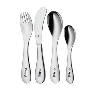 WMF Couverts Enfant Knuddel avec Gravure (4 pièces) - Product Image 1