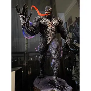 Filme série ornamentação modelo premium, herói venom, ação, figura de fibra de vidro, resina estátua 80cm altura