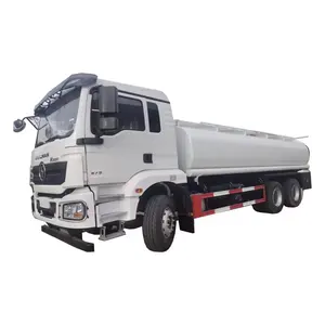 High quality Shancman 6*4 H3000 Transport food oil/gasolinel tank trucks 20000 liter fuel tanker truck