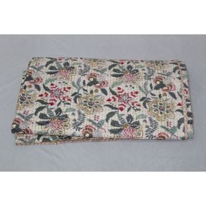 Cubrecama y Colcha Estilo Bohemio Kantha, Hechos a Mano, de Algodón Estampado, Lavables, Suaves, Ecológicos, Decoración para el Hogar, Regalo de Inauguración - Product Image 4