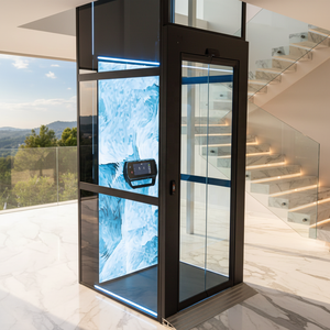 Elevadores Domésticos de Tres Pisos a Precio Económico, Elevador Hidráulico Moderno para Exteriores de 4 Pisos, Elevador Externo para Ático o Villa - Product Image 1