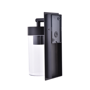 Đen Die-cast Nhôm PC bóng râm vườn ngoài trời Treo Tường Đèn E27 Bóng đèn hướng xuống với Polycarbonate khuếch tán - Product Image 6