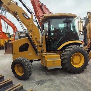 รถตักล้อยาง CAT 420F พร้อมแขนขุด เครื่องยนต์ดีเซล ห้องโดยสารสีเหลือง มือสอง - Product Image 5