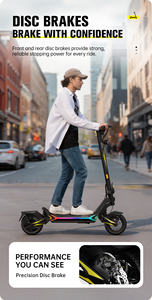 Almacén UE OOTD SR1 48V 20AH Patinete Eléctrico Plegable Todoterreno Trotinette Electrique Skateboard Eléctrico para Adultos T10 T10 T10 T10 <span class=keywords><strong>T</strong></span> - Product Image 2