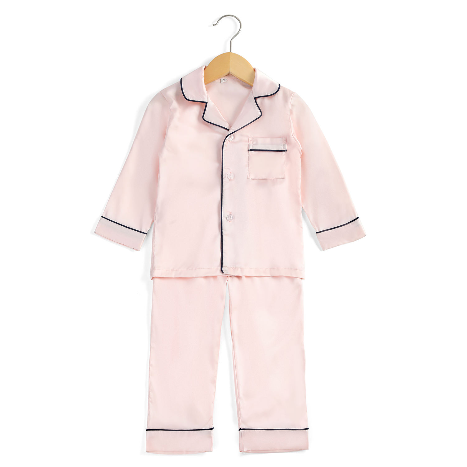 Pink Childrens Plain Pyjamas Wholesale Shop Our Hot Sale Girls