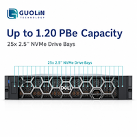 Dell EMC PowerStore 500T, stockage unifié, 25 emplacements pour disques NVMe de 2,5 pouces, 192 Go de mémoire pour la virtualisation de centre de données, base de données
