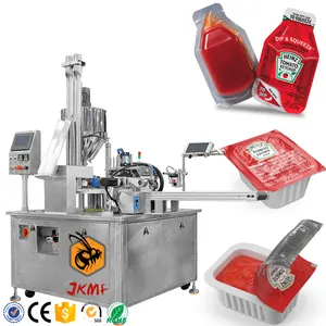 Automatische Ketchup Blistervulmachine Ketchup Tomatensaus Plastic Bekervulmachine