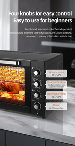 100L công suất lớn nhà bếp Lò nướng điện nhà nướng đa chức năng Lò nướng bánh mỳ cho hộ gia đình - Product Image 2