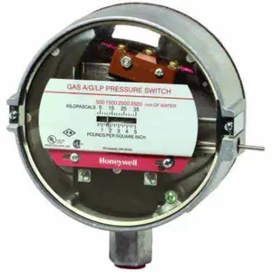 Nouveau pressostat Honeywell d'origine C437E2036 applications de système de gaz industriel pour l'arrêt de sécurité et le contrôle de la pression