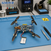 SZACPCB Contrôleur de drone industriel multicouche OEM personnalisé PCBA, carte de circuit imprimé 4-12 couches avec fichier Gerber et liste BOM, kits et pièces CKD