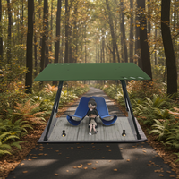 Pieds de table pliants réglables en aluminium, design japonais, résistants aux intempéries, portables, pour cuisine extérieure et mobilier de jardin