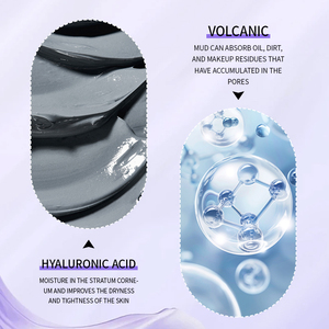 <span class=keywords><strong>Mascarilla</strong></span> de Arcilla Morada, Limpieza Profunda, Lodo Volcánico, Ácido Hialurónico, Hidratante, Clarificante de Poros, Bajo MOQ, Fábrica de Cuidado de la Piel - Product Image 5