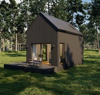 Rumah Rangka Baja Ringan Prefabrikasi Mewah Canggih Desain Modern Pemasangan Cepat Ramah Lingkungan untuk Hemat Energi