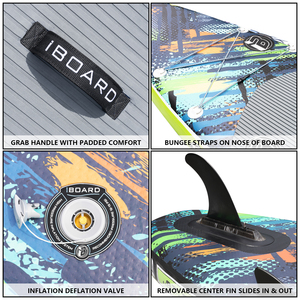 <span class=keywords><strong>11</strong></span> \ "Unisex Inflable Stand-Up <span class=keywords><strong>Paddle</strong></span> <span class=keywords><strong>Tabla</strong></span> de <span class=keywords><strong>surf</strong></span> Soft Top con PVC/EVA Material Nuevo modelo Wave Surfing Fabricado en China - Product Image 4