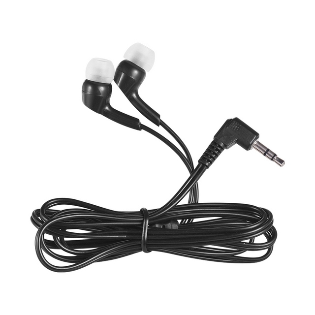 In-ear Headphones Wired Earphones Earbuds 3.5mm Plug for Smartphone PC Laptop Tablet Black