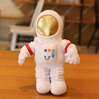 Porte-clés en peluche astronaute mignon, jouet en peluche doux en coton PP, fabrication OEM ODM, vente en gros et au détail, pour sacs et voitures