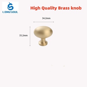 High Quality Luxury Style Home Cabinet Wardrobe Metal Egg Shape <strong>Drawer</strong> <strong>Small</strong> <strong>Knob</strong> - Product Image 5