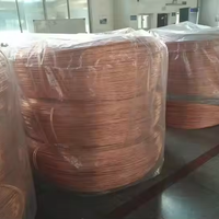 Fil de cuivre pur à 99,99 %, 0,8 mm, 1,2 mm, 2 mm, 3 mm, pour câble de données, 2 kg de matériau brut, câble réseau en cuivre, 5 kg de fil OFC