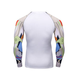 Best Quality Plain MMA <b>Rash</b> <b>Guard</b> Long Sleeve Rush <b>Guard</b> for <b>Men</b> Customized Sublimation MMA <b>Rash</b> <b>Guards</b> - Product Image 3