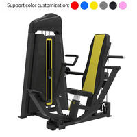 Machine de musculation réglable en acier pour press à la poitrine assis - Capacité de charge de 100 kg - Usage commercial, respectueuse de l'environnement