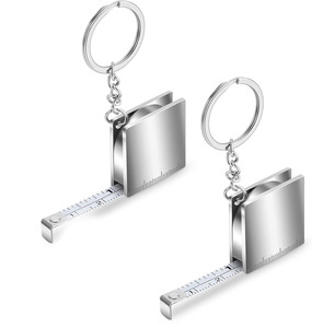 Mini Cinta Métrica Suave Personalizada al por Mayor para Fábrica, con Doble Escala, Logotipo Personalizado y Cuerpo Transparente - Product Image 1